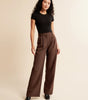 Pantalon à Jambes Larges et Taille Haute pour Femmes - Emilia Lane