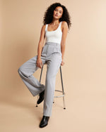 Pantalon à Jambes Larges et Taille Haute pour Femmes - Emilia Lane