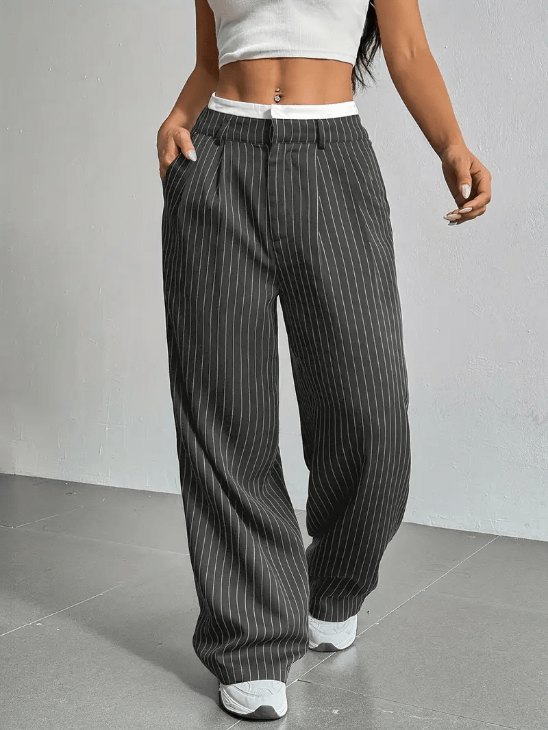Pantalon à rayures fines pour Femmes - Emilia Lane