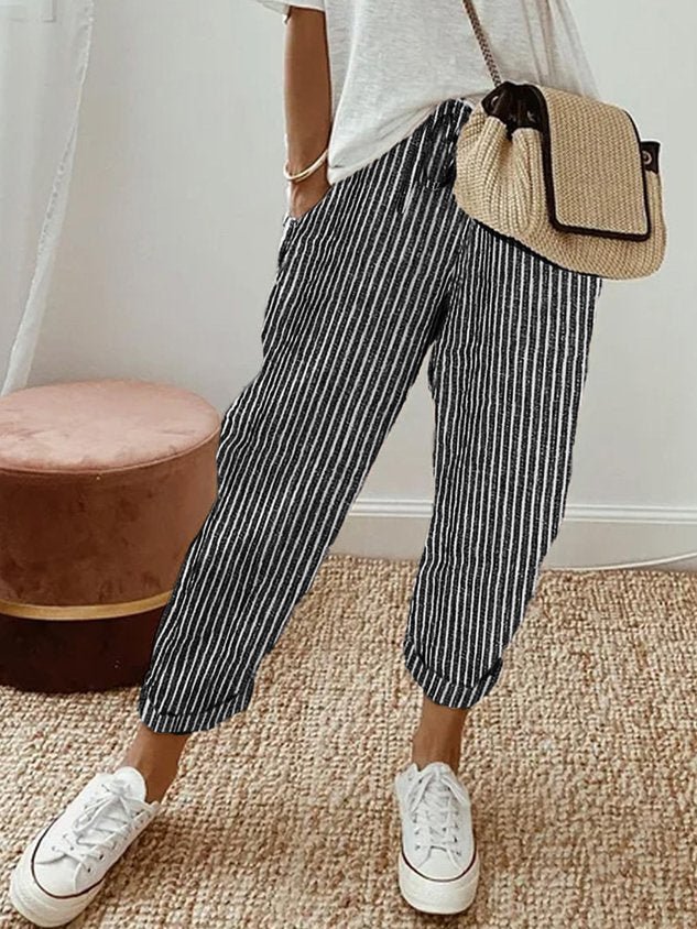 Pantalon Décontracté en Lin pour Femme | Idéal pour le Quotidien - Emilia Lane