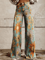 Pantalon Palazzo Floral pour Femmes - Emilia Lane
