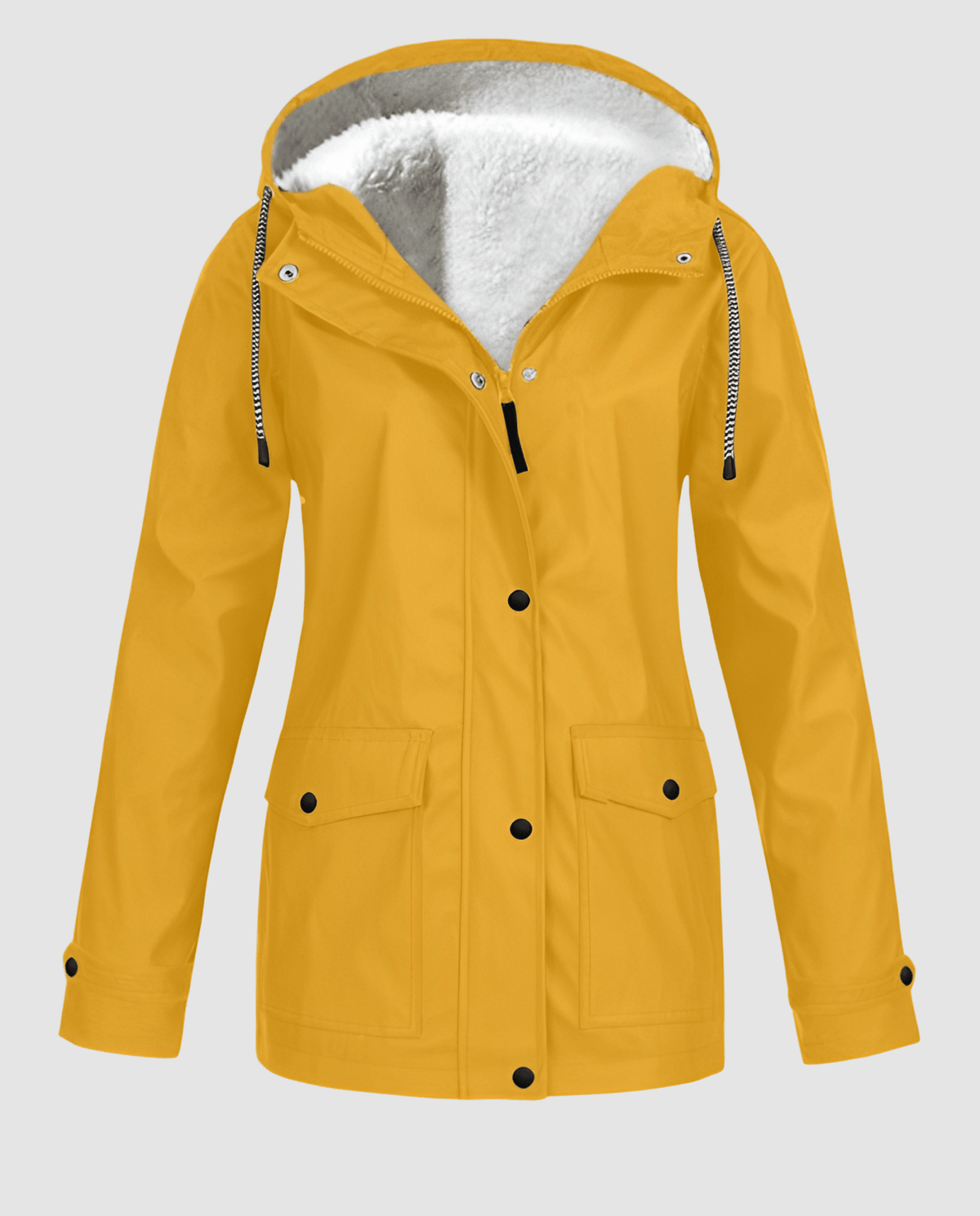 Parka Oversize à Capuche et Fausse Fourrure pour Femme - Emilia Lane