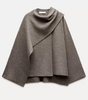 Poncho Asymétrique en Laine pour Femme - Emilia Lane