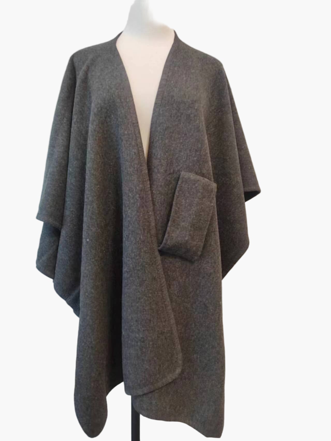 Poncho - Écharpe Style Décontracté en Coton pour Femmes - Emilia Lane