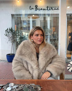 Long Faux Fur Coat for Women