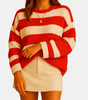 Pull à rayures larges en maille douce pour femmes - Emilia Lane