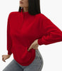 Pull Col Montant Zippé avec Poches pour Femmes - Emilia Lane