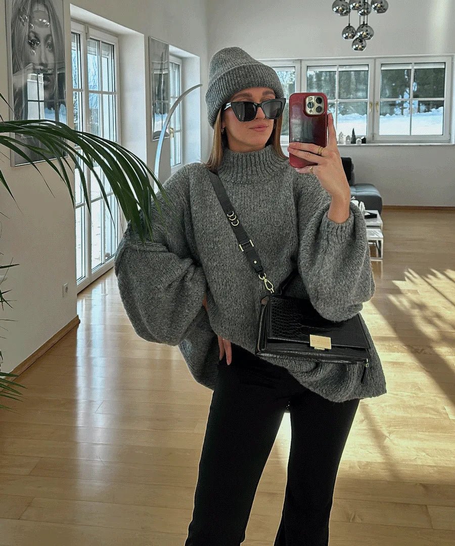 Pull col rond fin et élégant pour Femme - Emilia Lane