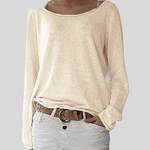 Pull Élégant Col Rond pour Femmes - Emilia Lane