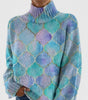 Pull en maille multicolore pour femmes - Emilia Lane
