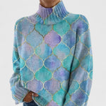 Pull en maille multicolore pour femmes - Emilia Lane
