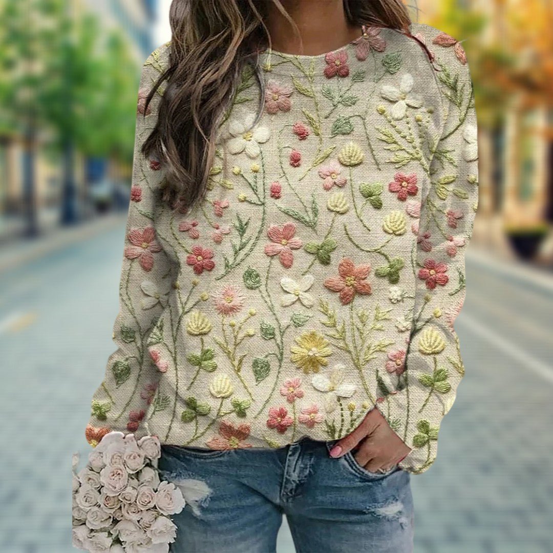Pull - Over à Motif Géométrique pour Femmes - Emilia Lane