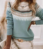 Pull - over d'hiver avec motifs pour Femmes - Emilia Lane