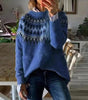 Pull - over Hiver Motif Nordique pour Femme - Emilia Lane