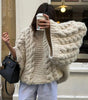 Pull Oversize à Manches Évasées pour Femme - Emilia Lane
