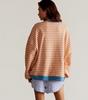 Pull oversize à rayures pour femmes - Emilia Lane