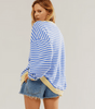 Pull oversize à rayures pour femmes - Emilia Lane