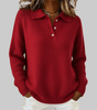 Pull Polo en Maille Souple pour Femmes - Emilia Lane