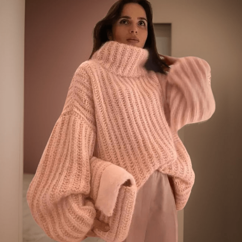 Pull Tricoté à Manches Longues pour Femmes - Emilia Lane
