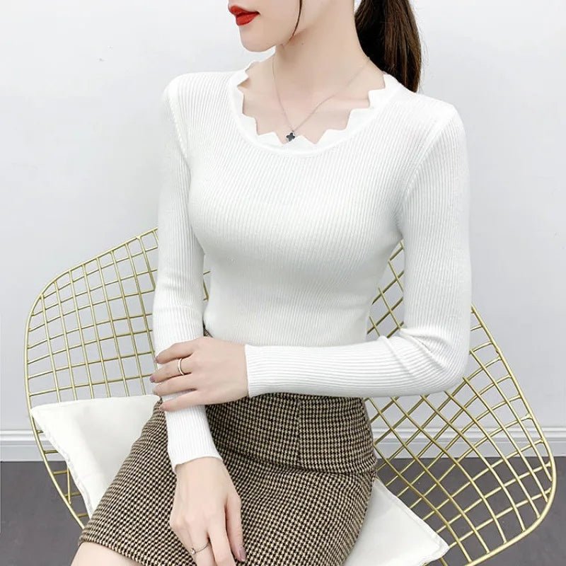 Pullover en Viscose à Col Rond pour Femme - Emilia Lane