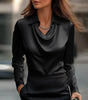 Satin blouse for women
