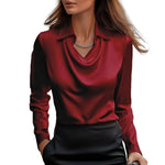 Satin blouse for women