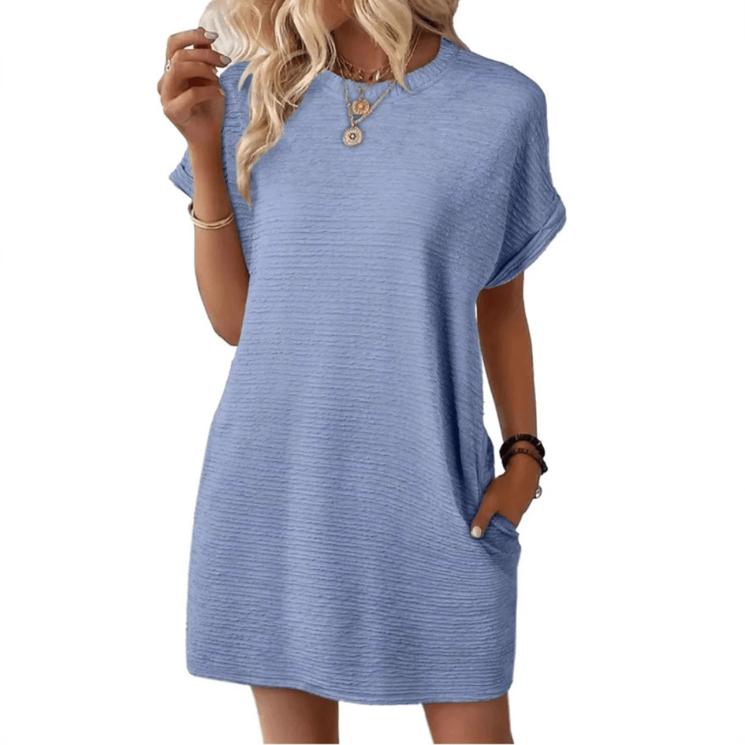 Robe à col rond pour femmes - Emilia Lane