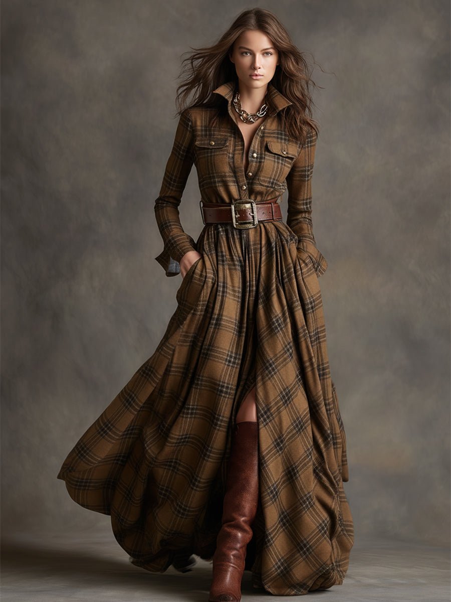 Robe asymétrique à manches longues pour Femmes - Emilia Lane
