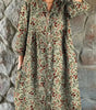 Robe Chemise en Coton à Imprimé Floral Rétro pour Femmes - Emilia Lane