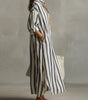 Robe Chemise Longue en Lin Mélangé pour Femme | Idéale pour le Quotidien - Emilia Lane