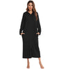 Robe de nuit zippée à capuche pour femmes - Emilia Lane