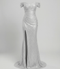 Robe de Soirée à Paillettes et Fente pour Femme | Idéale pour les Sorties - Emilia Lane
