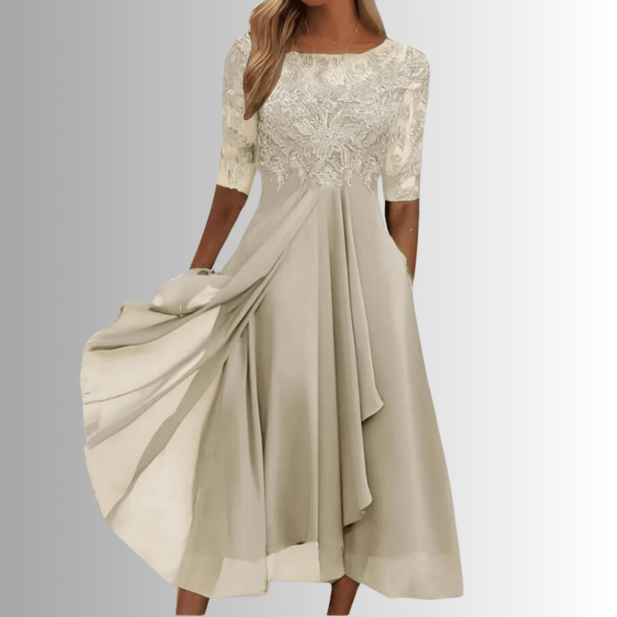 Robe élégante en dentelle pour femmes - Emilia Lane