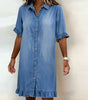 Robe en Denim avec Boutons pour Femme | Idéale pour le Quotidien - Emilia Lane