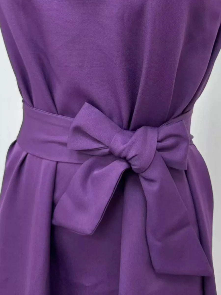 Elegant Sleeveless Midi Dress for Women