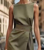 Elegant Sleeveless Midi Dress for Women