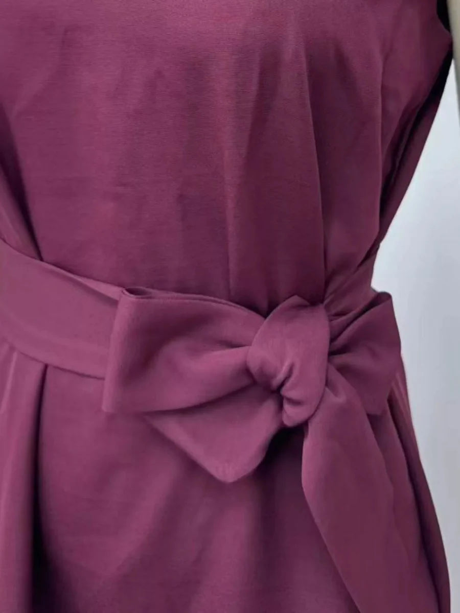 Elegant Sleeveless Midi Dress for Women