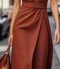 Elegant Sleeveless Midi Dress for Women