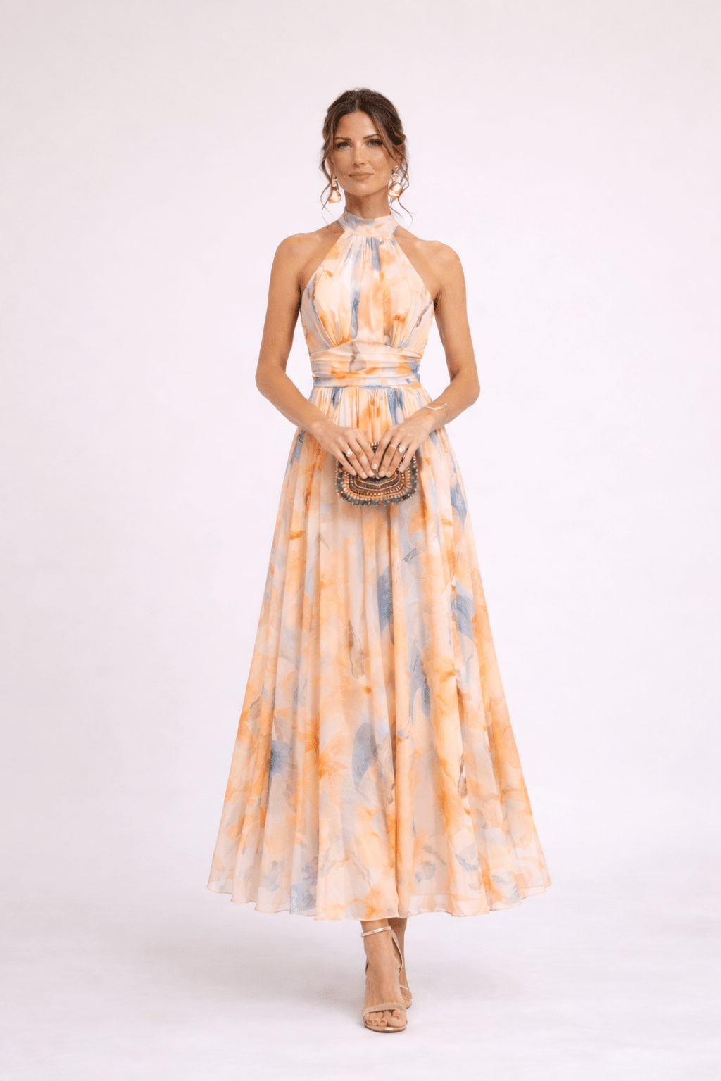 Robe Halter Imprimée pour Femmes - Emilia Lane