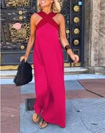 Robe Longue à Bretelles Croisées pour Femmes - Emilia Lane