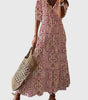 Robe Longue à Col V pour Femmes - Emilia Lane