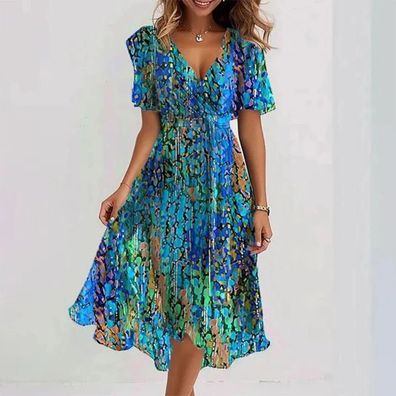 Robe longue à imprimé floral pour Femmes - Emilia Lane