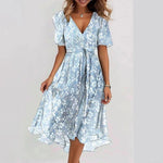 Robe longue à imprimé floral pour Femmes - Emilia Lane