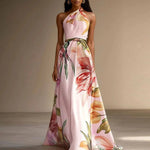 Robe Longue À Imprimé Floral pour Femmes - Emilia Lane