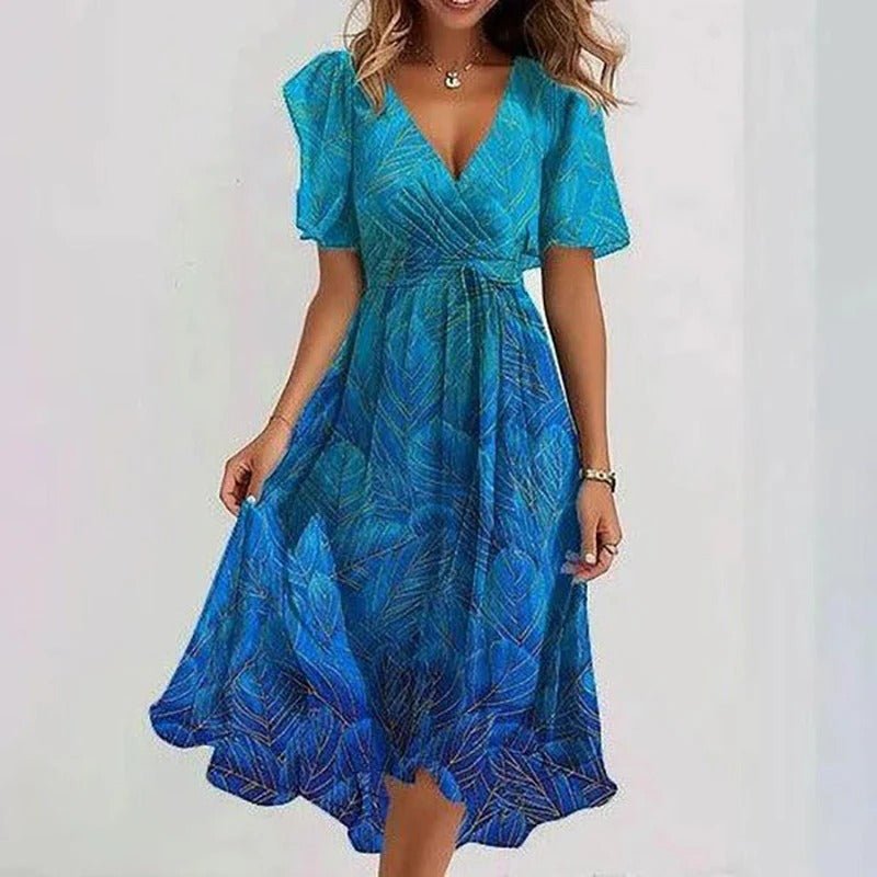 Robe longue à imprimé floral pour Femmes - Emilia Lane