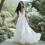 Robe longue bandage dos nu pour femmes - Emilia Lane