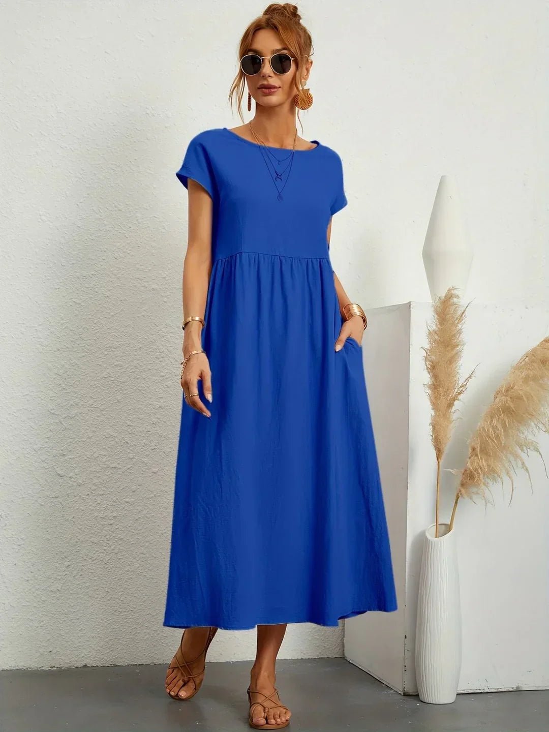 Robe Longue en Coton pour Femmes - Emilia Lane