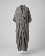 Robe Longue en Lin Moulante avec Poches pour Femme | Idéale pour les Vacances - Emilia Lane