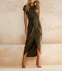 Robe longue fendue pour femmes - Emilia Lane