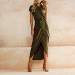 Robe longue fendue pour femmes - Emilia Lane